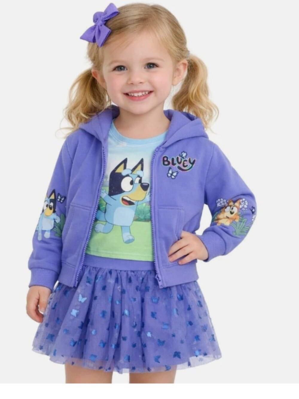 Bluey Ludo Studio Character Kids' 3-piece Tutu Set 4T - Picture 2 of 10